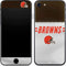 NFL Cleveland Browns White Striped iPhone 7 Skin
