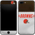 NFL Cleveland Browns White Striped iPhone 8 Plus Skin