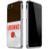 NFL Cleveland Browns White Striped iPhone SE (2nd & 3rd Gen) Clear Case