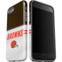 NFL Cleveland Browns White Striped iPhone SE (2nd & 3rd Gen) Pro Case