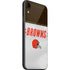 NFL Cleveland Browns White Striped iPhone SE (2nd & 3rd Gen) Skin