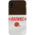NFL Cleveland Browns White Striped iPhone XR Pro Case