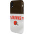 NFL Cleveland Browns White Striped iPhone XR Pro Case