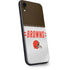 NFL Cleveland Browns White Striped iPhone XR Skin