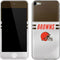 NFL Cleveland Browns White Striped Apple iPod Skin