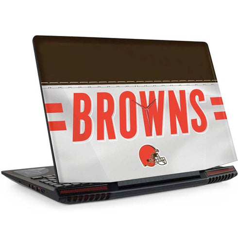 NFL Cleveland Browns White Striped Legion Y720 Skin