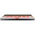NFL Cleveland Browns White Striped MacBook Pro 14in (2021-24) Skin