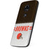NFL Cleveland Browns White Striped Moto E5 Play Skin