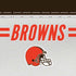 NFL Cleveland Browns White Striped Moto E5 Play Skin