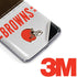NFL Cleveland Browns White Striped Moto E5 Plus Skin