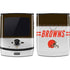 NFL Cleveland Browns White Striped Motorola RAZR Skin