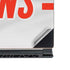 NFL Cleveland Browns White Striped MSI GS65 Stealth Laptop Skin