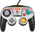 NFL Cleveland Browns White Striped Nintendo GameCube Controller Skin