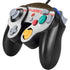 NFL Cleveland Browns White Striped Nintendo GameCube Controller Skin
