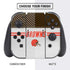 NFL Cleveland Browns White Striped Nintendo Switch Bundle Skin