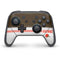 NFL Cleveland Browns White Striped Nintendo Switch Pro Controller Skin