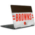 NFL Cleveland Browns White Striped Notebook 9 Pro 13in (2017) Skin