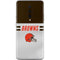NFL Cleveland Browns White Striped OnePlus 7 Pro Skin