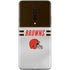 NFL Cleveland Browns White Striped OnePlus 7 Pro Skin