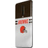 NFL Cleveland Browns White Striped OnePlus 7 Pro Skin
