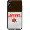 NFL Cleveland Browns White Striped Otterbox Symmetry iPhone Skin