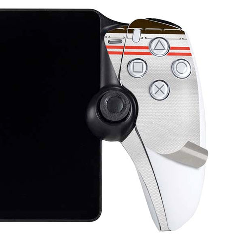 NFL Cleveland Browns White Striped PlayStation Portal Remote Player Skin