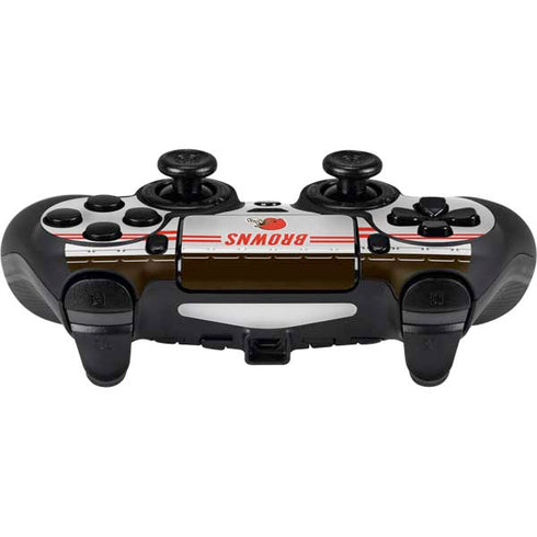 NFL Cleveland Browns White Striped PS4/PC SCUF Impact Controller Skin