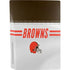 NFL Cleveland Browns White Striped PS5 Console Skin