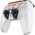 NFL Cleveland Browns White Striped PS5 Controller Skin