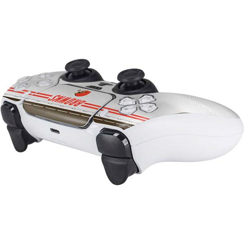 NFL Cleveland Browns White Striped PS5 Controller Skin