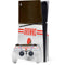 NFL Cleveland Browns White Striped PS5 Slim Disk Bundle Skin