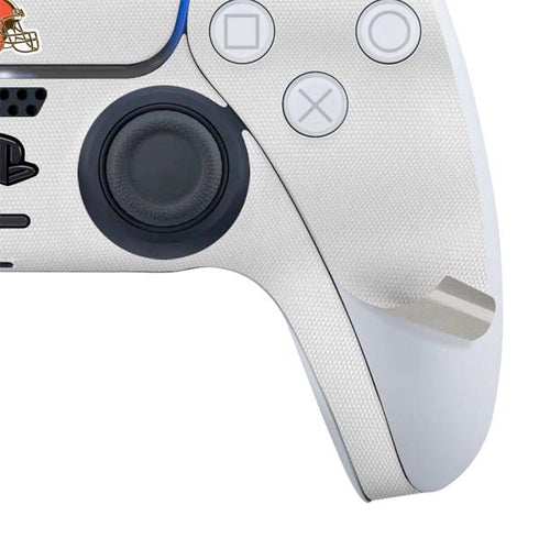 NFL Cleveland Browns White Striped PS5 Slim Digital Edition Bundle Skin