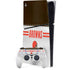 NFL Cleveland Browns White Striped PS5 Slim Digital Edition Console Skin