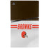 NFL Cleveland Browns White Striped PS5 Slim Digital Edition Console Skin
