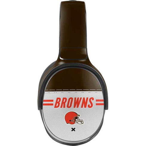 NFL Cleveland Browns White Striped Skullcandy Venue Skin