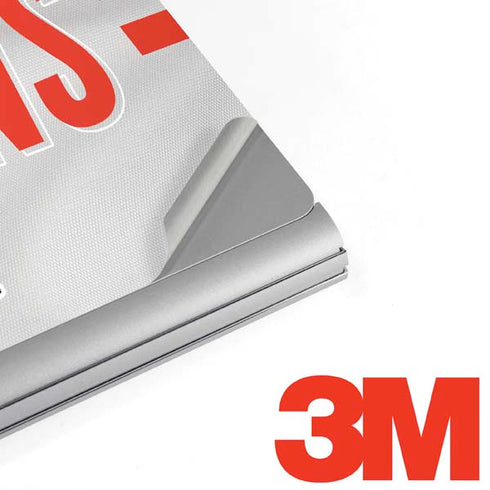 NFL Cleveland Browns White Striped Surface Book 2 15in Skin