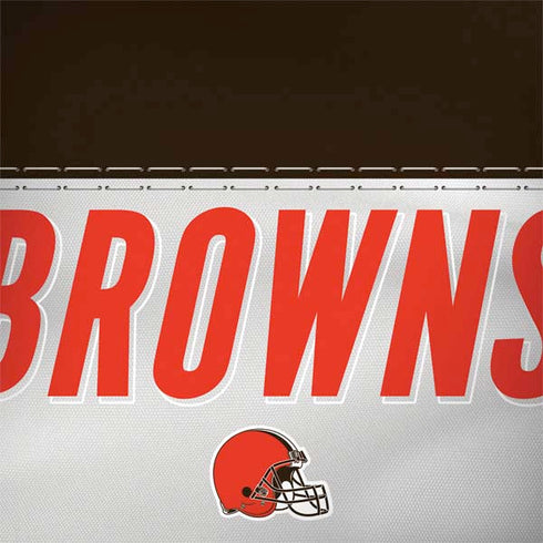 NFL Cleveland Browns White Striped Surface Book 2 15in Skin