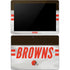 NFL Cleveland Browns White Striped Surface Go Skin