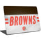 NFL Cleveland Browns White Striped Surface Laptop 4 15in Skin