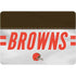 NFL Cleveland Browns White Striped Surface Laptop Studio Skin
