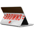 NFL Cleveland Browns White Striped Surface Laptop Studio Skin