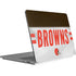 NFL Cleveland Browns White Striped Surface Laptop Studio Skin