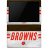 NFL Cleveland Browns White Striped Surface Pro 6 Skin