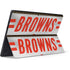 NFL Cleveland Browns White Striped Surface Pro 6 Skin