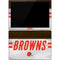 NFL Cleveland Browns White Striped Surface Pro 7 Skin