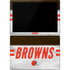 NFL Cleveland Browns White Striped Surface Pro 7 Skin