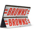 NFL Cleveland Browns White Striped Surface Pro 7 Skin