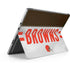 NFL Cleveland Browns White Striped Surface Pro 8 Skin