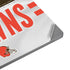 NFL Cleveland Browns White Striped Universal Laptop 14in (11.4 x 8.2in) Skin