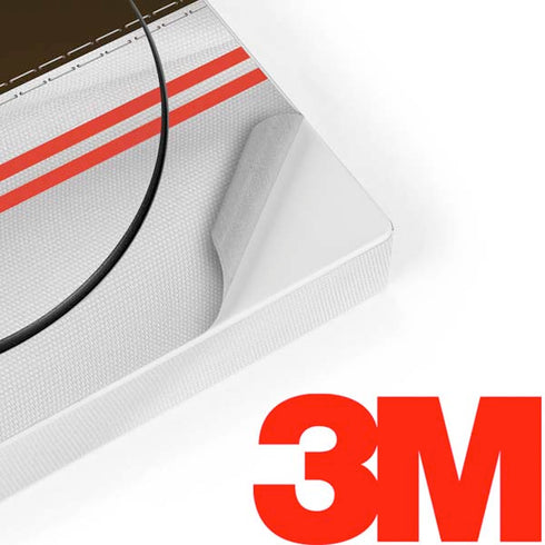 NFL Cleveland Browns White Striped Xbox Adaptive Controller Skin